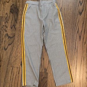 Girls Zara checked pants